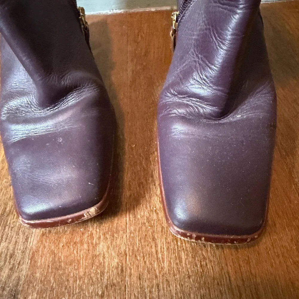ALOHAS Purple West Cape Wine Boots